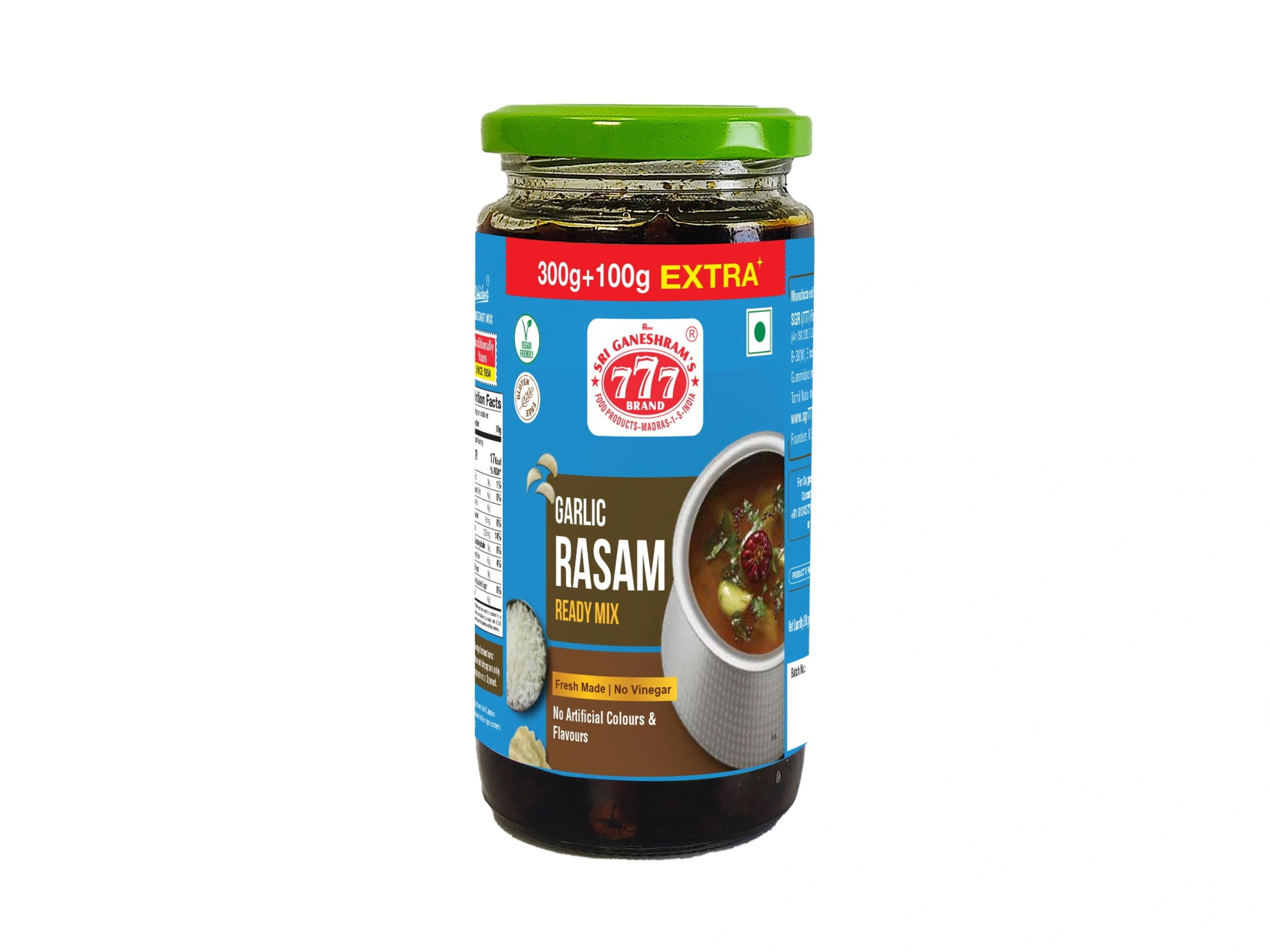 Garlic-Rasam-1 777 Garlic Rasam Paste 400 gm x 12 - Image 1