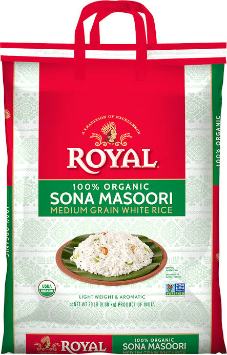 images (29) Royal Sona Masoori Organic Rice - Image 1
